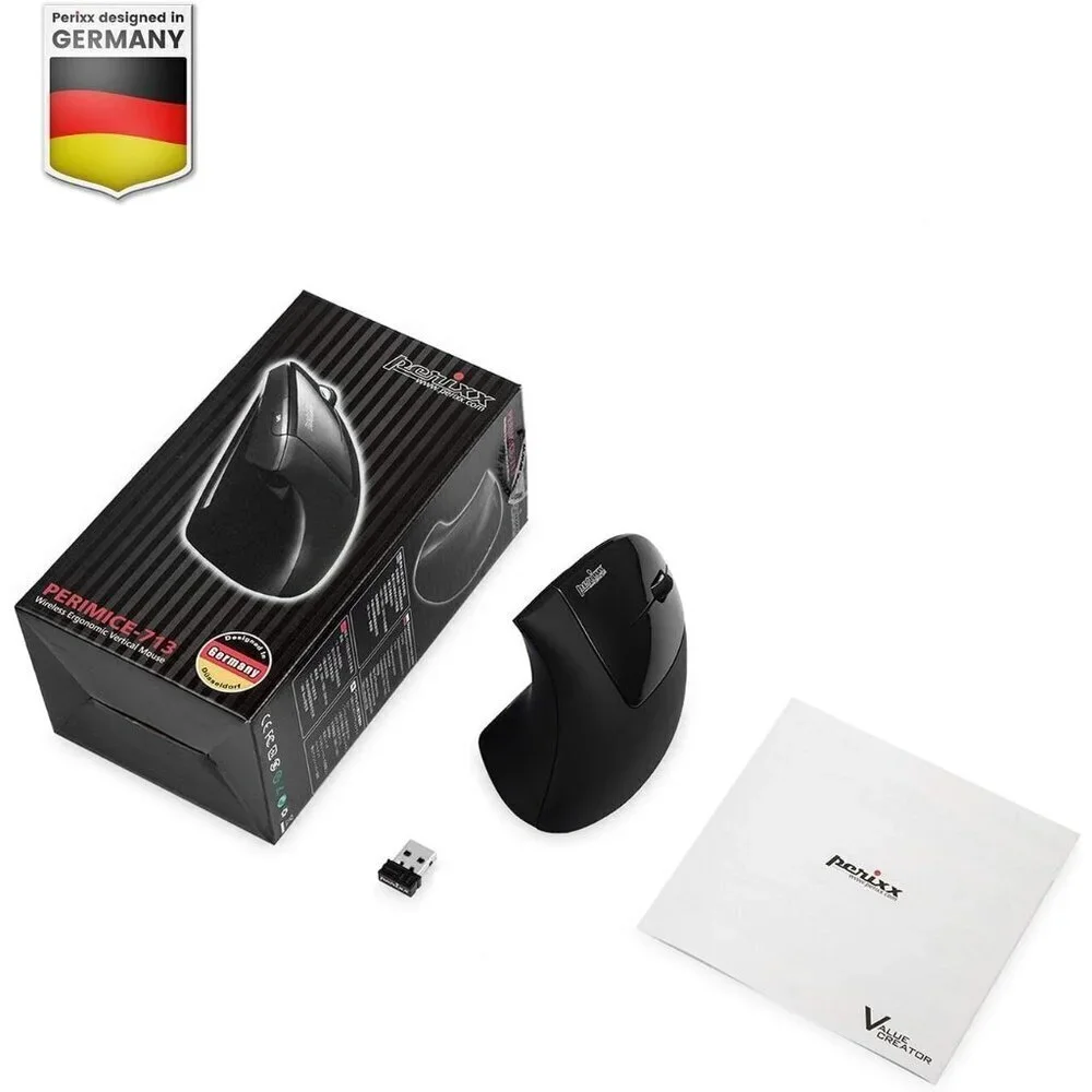 ✨Mouse Wireless Ergonomic Vertical Right Handed Recom mended RSI User Laptop